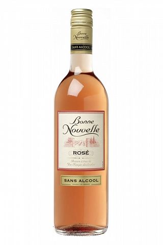 Вино безалкогольное Бон Новель Розе фото