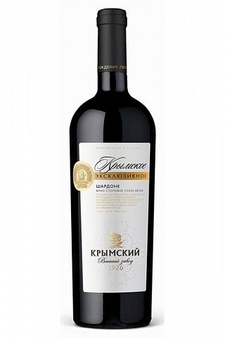 Вино Крымское Эксклюзивное Шардоне фото