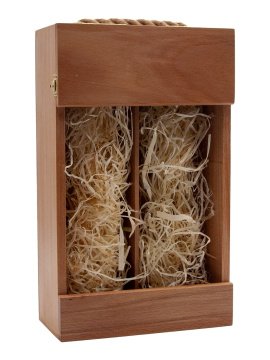 Wooden Set "Bourgogne" for 2 bottles, Beech фото