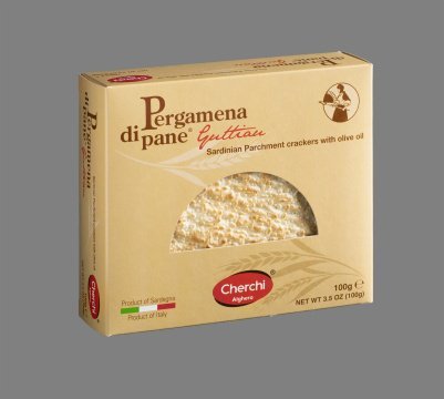 Хлебцы «Пергамена ди пане» с оливковым маслом «Керки Альгеро», 1 фото