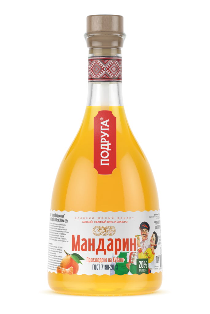 Настойка сладкая ПОДРУГА МАНДАРИН фото
