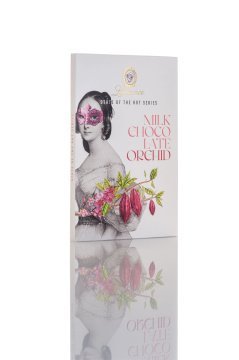 Молочный шоколад с орхидеей "LAURENCE", 80 гр фото