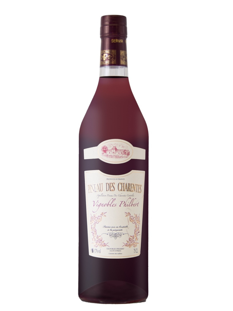 Вино ликёрное красное Пино де Шарант Виньобль Фильбер фото