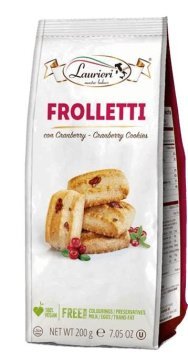 Печенье «Кантуччи» с клюквой «Лауриери», 200г фото