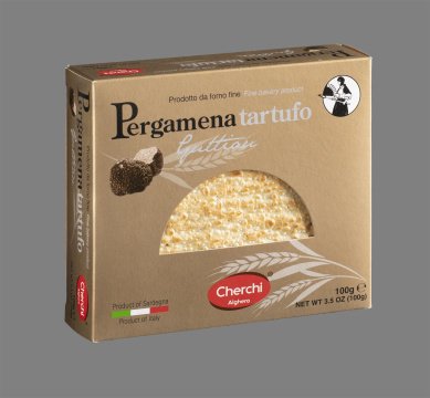 Хлебцы «Пергамена ди пане» с трюфелем «Керки Альгеро», 100 гр фото