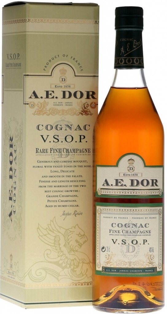 Коньяк A.E.DOR VSOP RARE FINE CHAMPAGNE 0,7 л. 40% фото