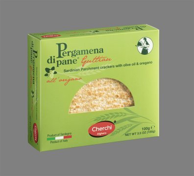 Хлебцы «Пергамена ди пане» с орегано «Керки Альгеро», 100 гр фото