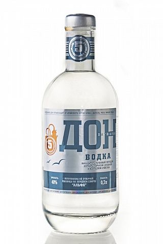 Водка ДОН-БАТЮШКА 0,5л Водка ДОН-БАТЮШКА фото