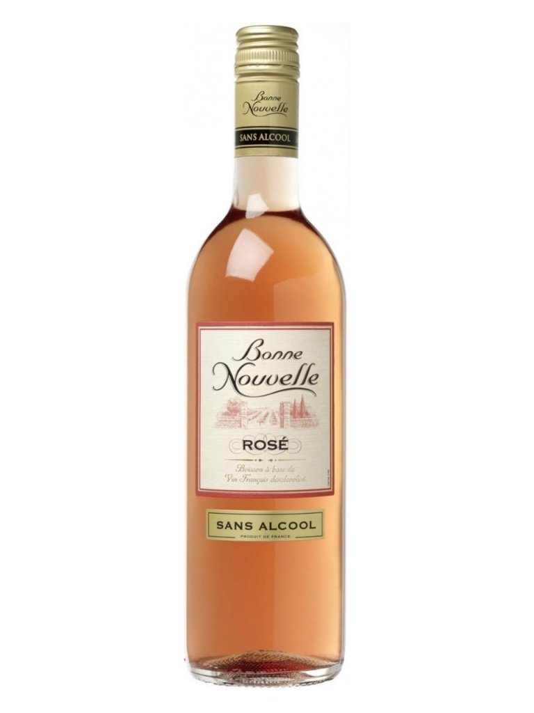 Вино безалкогольное Бон Новель Розе фото