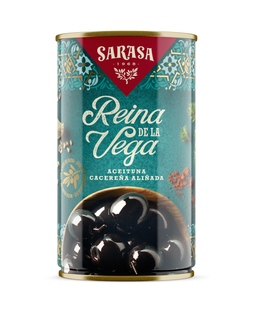 Оливки черные с косточкой Реина де ла Вега «САРАСА» фото