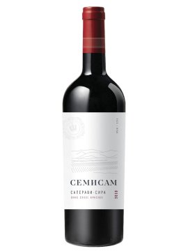 Вино Семисам. Саперави-Сира фото
