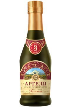Коньяк армянский ординарный трехлетний "Аргели". 0,25л фото