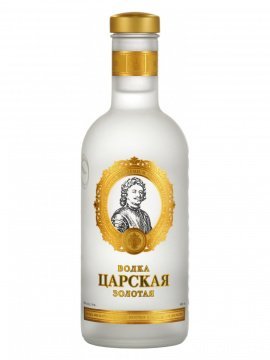 Водк ЦАРСКАЯ 0.5 ЗОЛОТАЯ Водка Царская Золотая фото