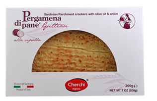 Хлебцы «Пергамена ди пане» с луком «Керки Альгеро», 200 гр фото
