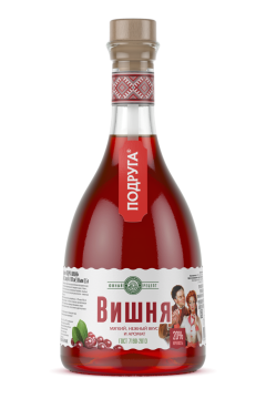 Настойка сладкая Подруга вишневая на коньяке фото