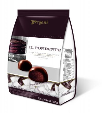 Шоколадные конфеты пралине "IL FONDENTE" "Vergani", 200 г фото