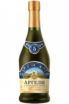 Коньяк АРГЕЛИ 5 лет 0,5л Коньяк армянский ординарный пятилетний "Аргели" фото