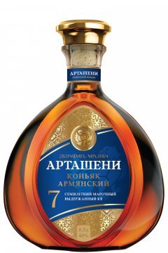 Коньяк АРТАШЕНИ 7 лет 0,5л Коньяк армянский марочный выдержанный "КВ" семилетний "Арташени фото