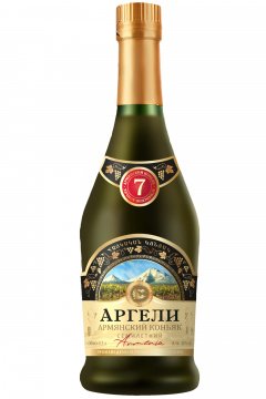 Коньяк АРГЕЛИ 7 лет 0,5л Коньяк армянский марочный выдержанный "КВ" семилетний "Аргели" фото