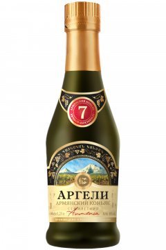Коньяк АРГЕЛИ 7 лет 0,25л Коньяк армянский марочный выдержанный "КВ" семилетний "Аргели" фото