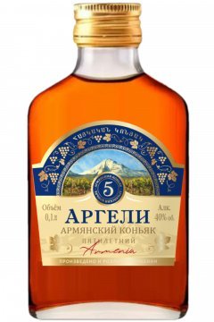 Коньяк АРГЕЛИ 5 лет 0,1л Коньяк армянский ординарный пятилетний "Аргели" фото