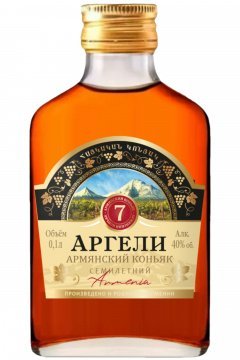 Коньяк АРГЕЛИ 7 лет 0,1л Коньяк 7 лет Аргели фото