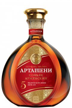 Коньяк АРТАШЕНИ 5 лет 0,5л Коньяк армянский ординарный пятилетний "Арташени" фото